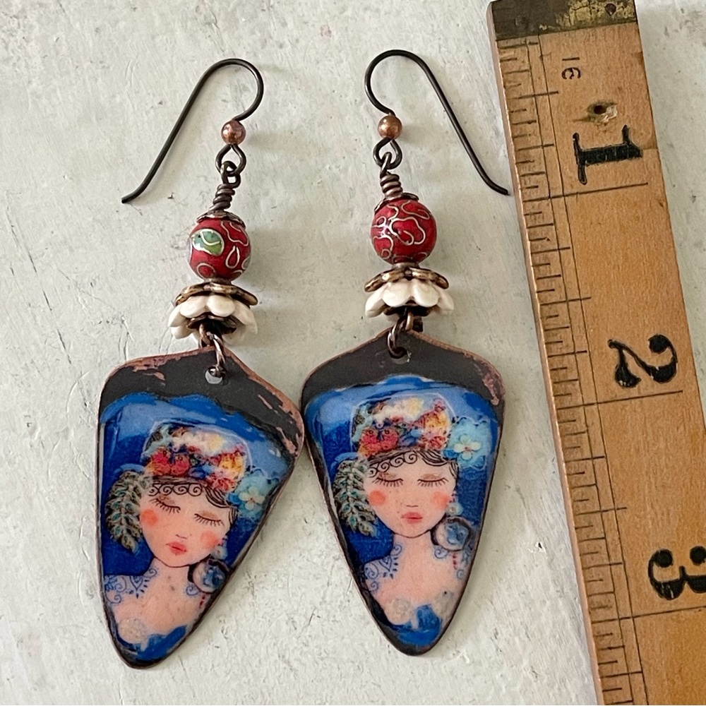 ARTISAN Earrings “Serendipity” - Dangles - Picture 7 of 8